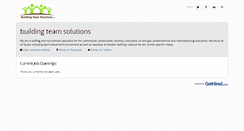 Desktop Screenshot of buildingteamsolutions.gethired.com
